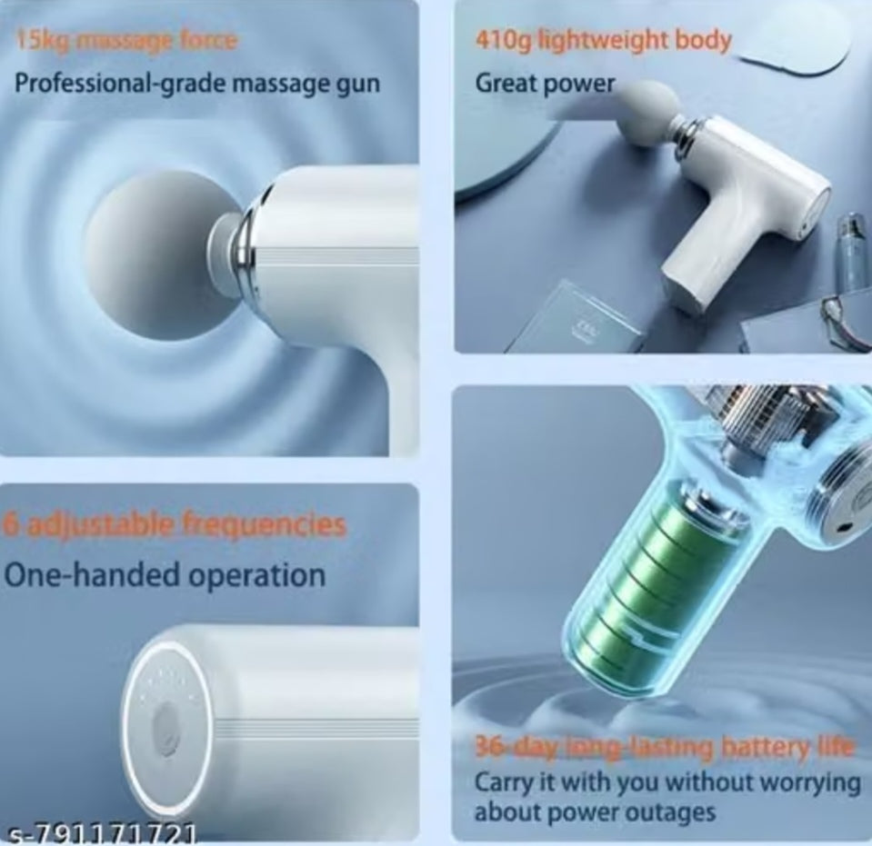 Massage Gun – Rechargeable Muscle Relaxation Massager