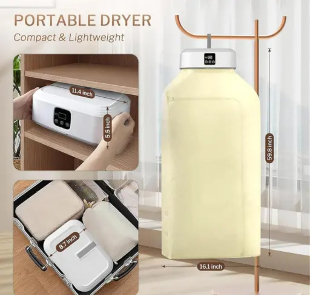 Electric Clothes Dryer – Fast Drying Foldable Laundry Dryer