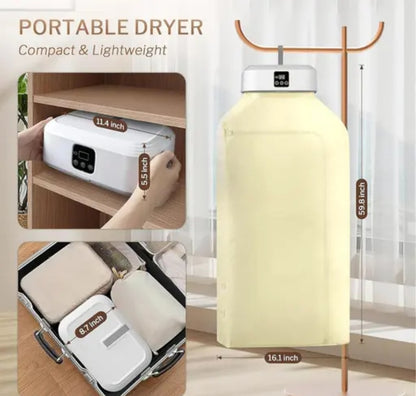 Electric Clothes Dryer – Fast Drying Foldable Laundry Dryer