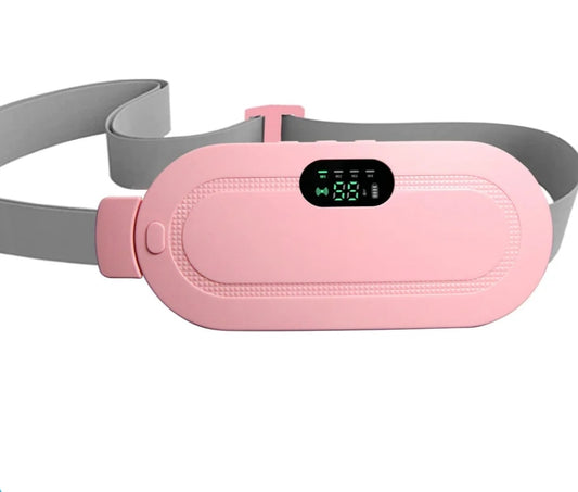Portable Heating Pad for Period Cramp Relief, 4 Vibration Modes, 3 Heat Settings with LED Display