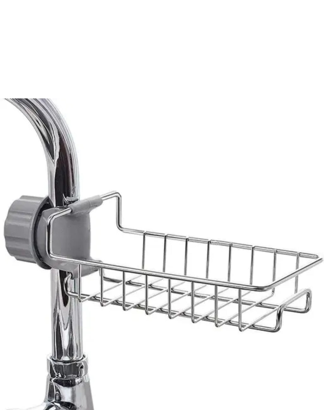 faucet-mounted sink sponge holder / kitchen sink organizer