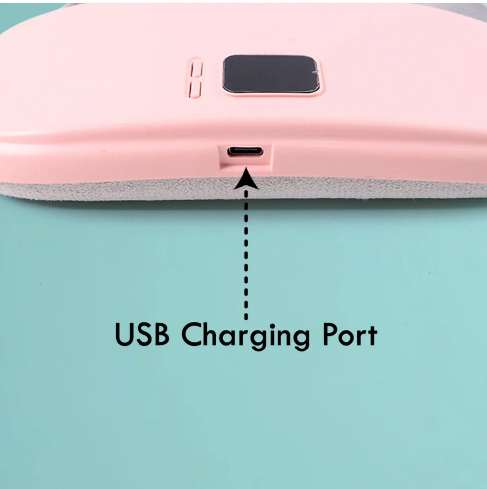 Portable Heating Pad for Period Cramp Relief, 4 Vibration Modes, 3 Heat Settings with LED Display