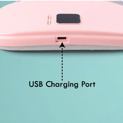 Portable Heating Pad for Period Cramp Relief, 4 Vibration Modes, 3 Heat Settings with LED Display